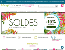 Tablet Screenshot of magic-stickers.com